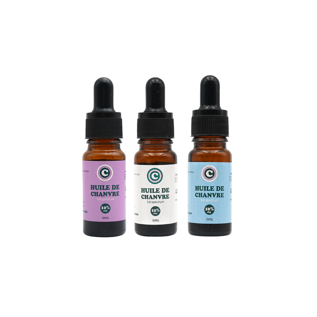 CBD + CBG + CBN Aceite Discovery Pack 🧴