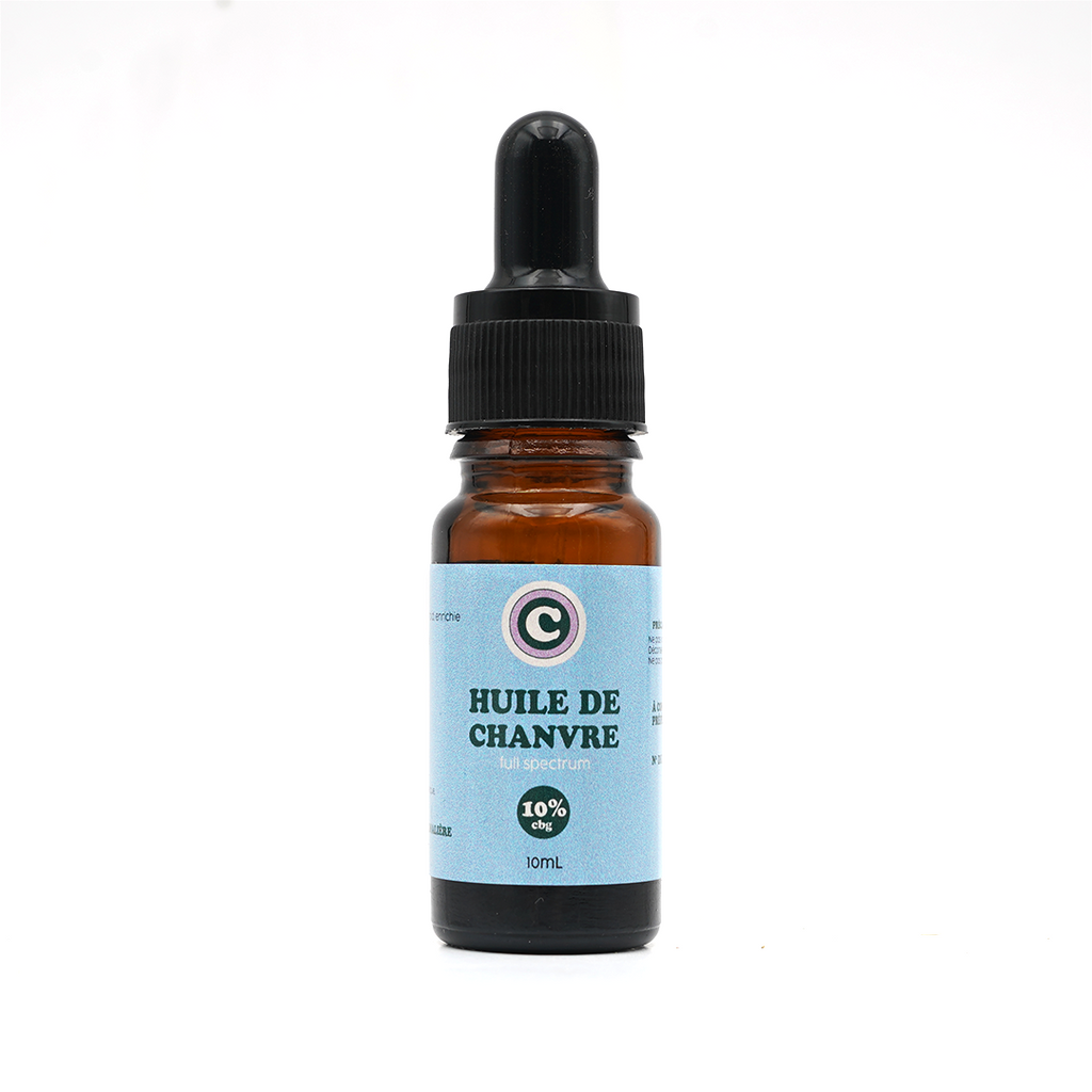 Olio di canapa CBG 10% + CBD 5% 🇫🇷