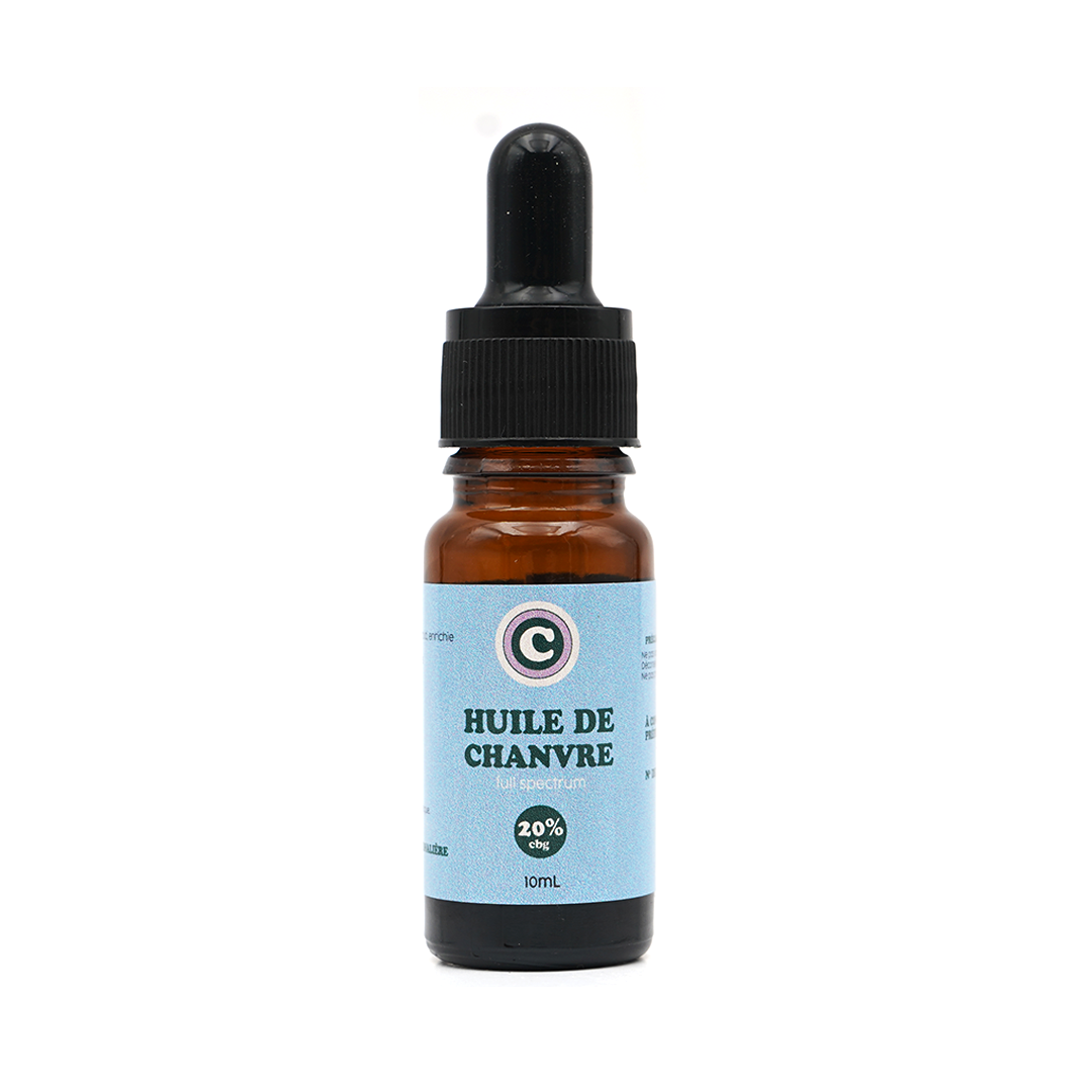 Huile de Chanvre CBG 20% + CBD 5% 🇫🇷
