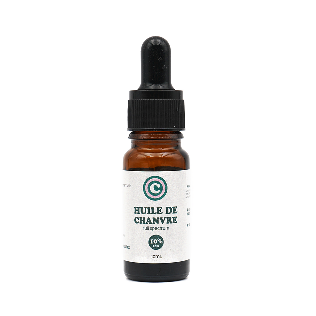 Olio di canapa CBN 10% + CBD 5% 🇫🇷