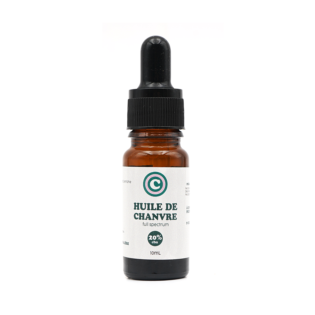 Olio di canapa CBN 20% + CBD 5% 🇫🇷