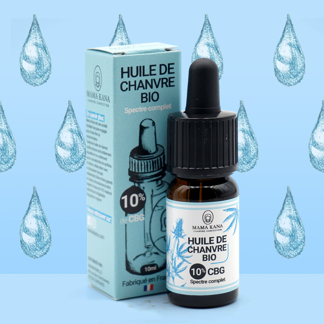 Huile de Chanvre CBG 10% + CBD 5% 🇫🇷