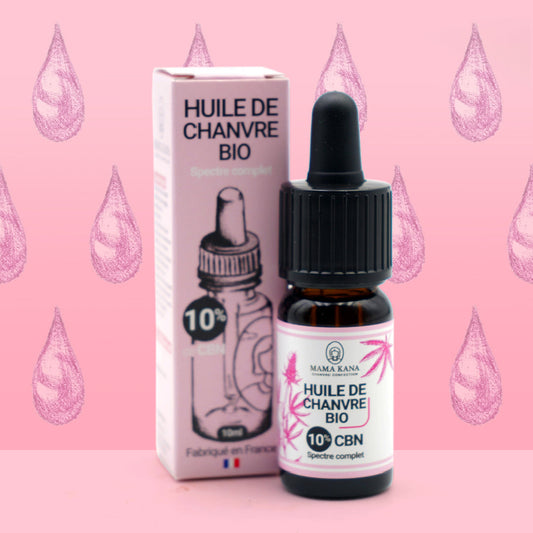 Huile de Chanvre CBN 10% + CBD 5% 🇫🇷